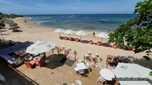 Umbrellas and loungers
