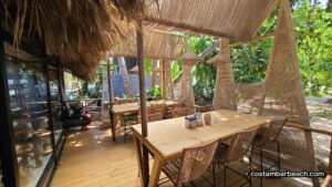 Beautiful organic style with thatched roof
