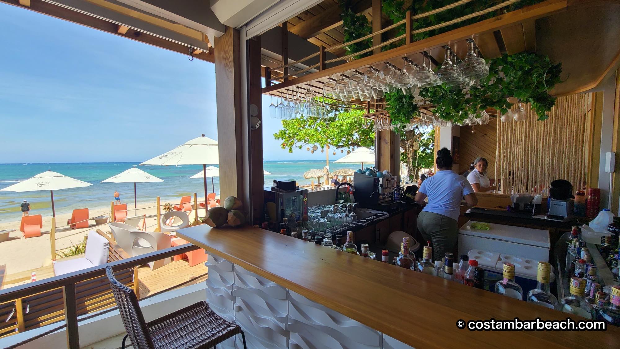 Bar area